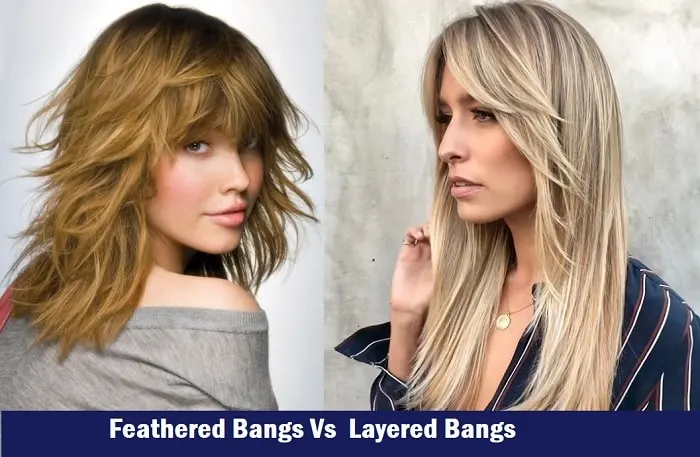 Feathered Bangs Vs Layered Bangs