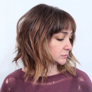 20 Trendsetting Layered Bob With Bangs 2024 Trends   Layered Bob With Bangs 11 300x300 