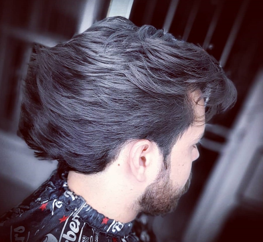 layered ducktail haircut