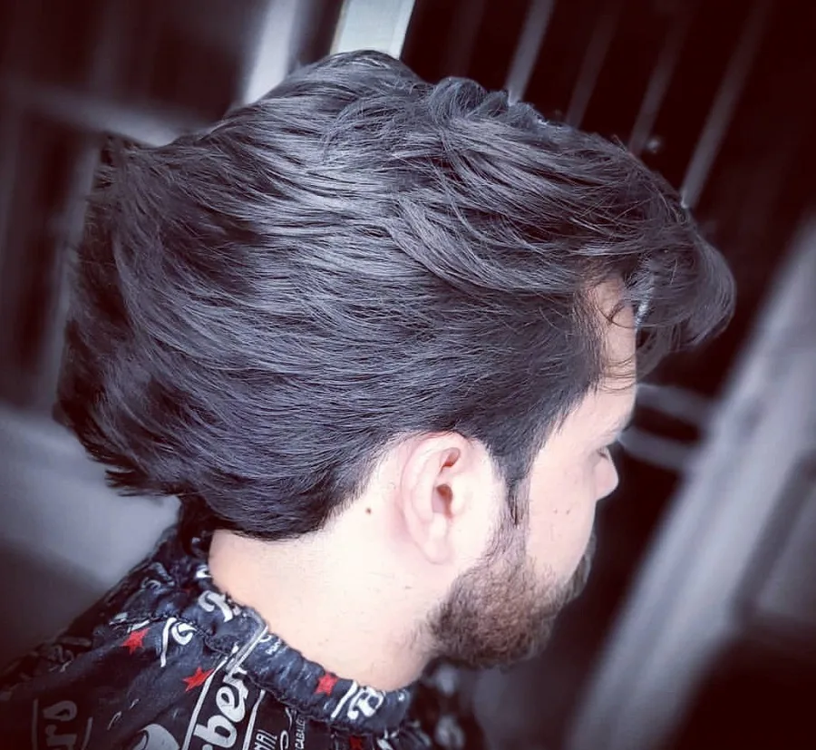 layered ducktail haircut