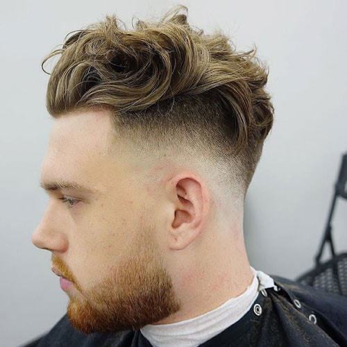 layered undercut with side quiff