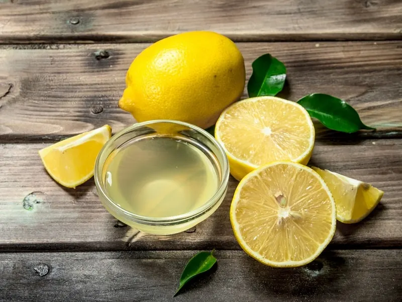 lemon juice for hair photobleaching