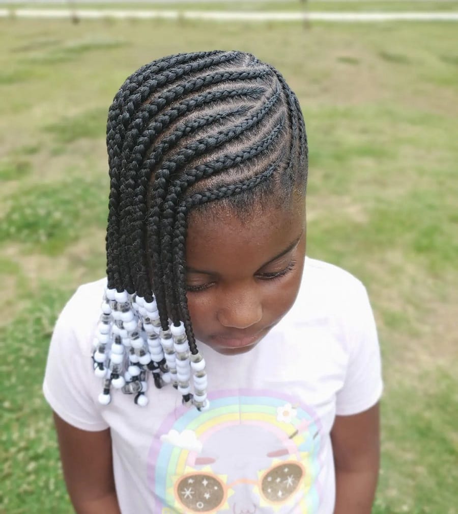 lemonade braids for 5 year old black girls