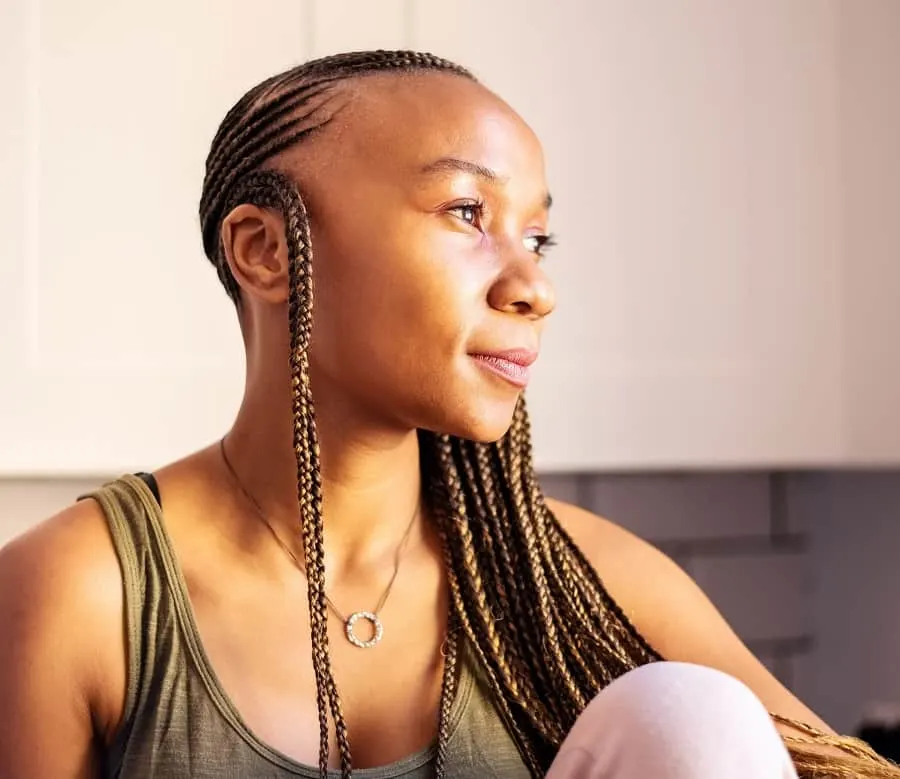 lemonade cornrow braids