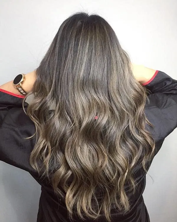 Light Ash Blonde Hair with Highlights