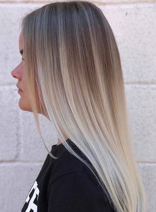 Light Ash Blonde Ombre