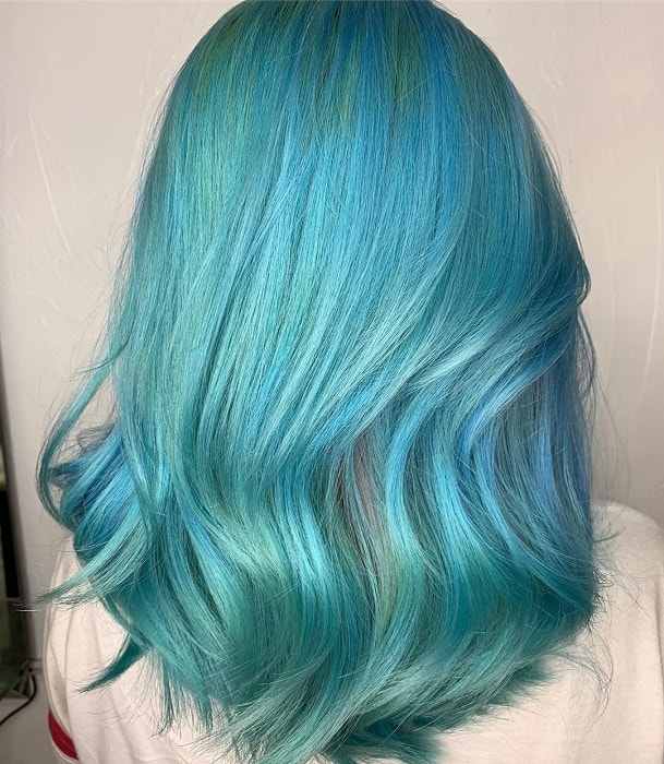 light blue hair color