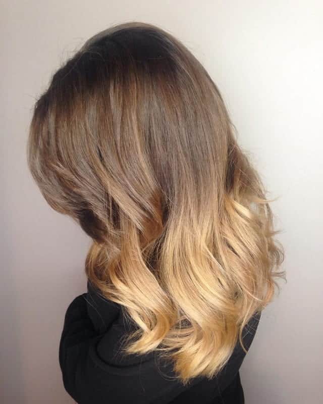 light brown ombre