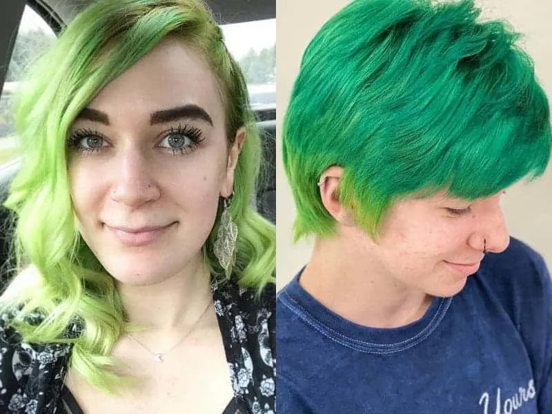 Light Green Hair