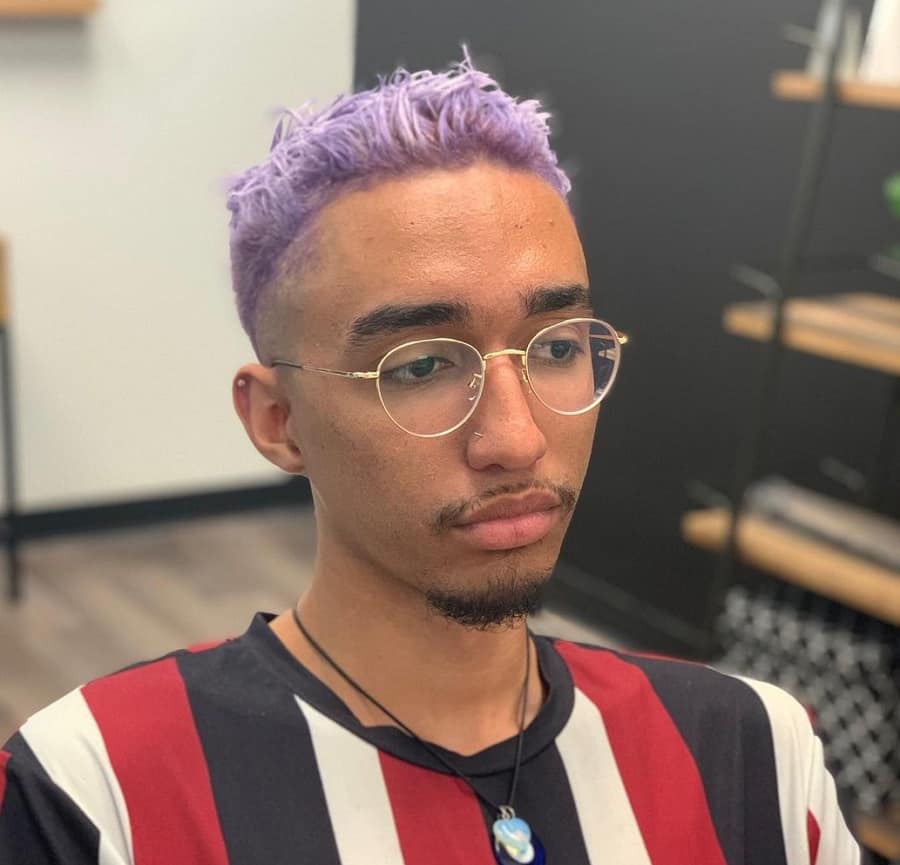 light purple hair for men