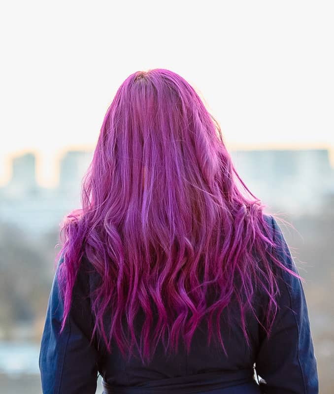 light violet hair