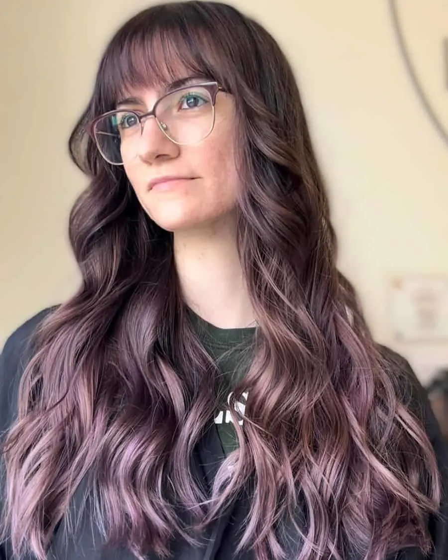 lilac ombre hair
