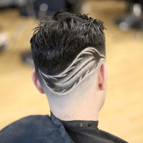 Featured image of post Haircut Lines Designs Side Of Head / The line design can go from the temple to the back of the ear to the neck, and can work properly on both sides of the head and at the back.