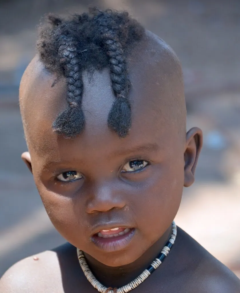 little black boy braids with shaved side
