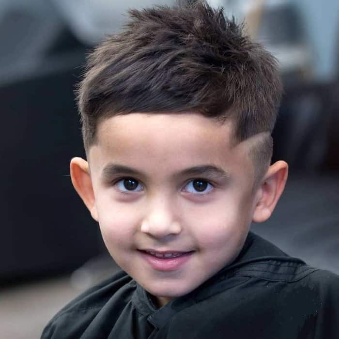 Drop Fade Haircut for Little Boys