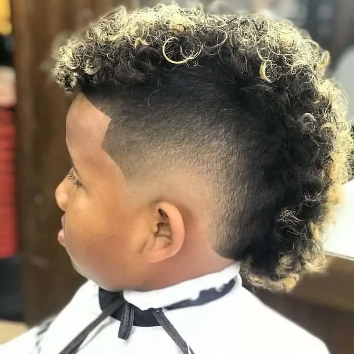 little boy mohawk with fade