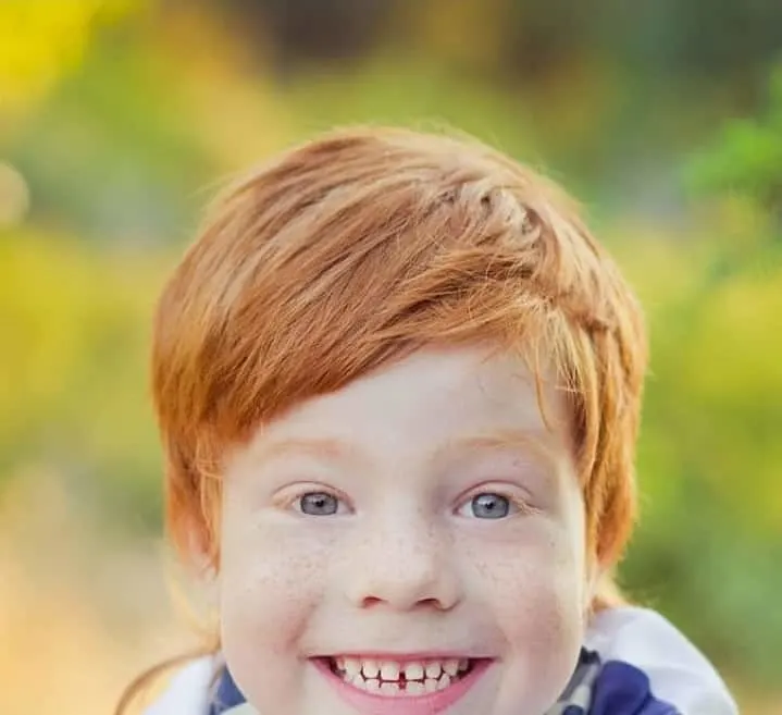 ginger hair little boy
