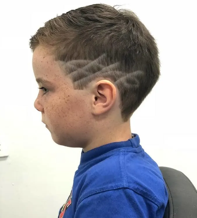 little boy pattern haircut