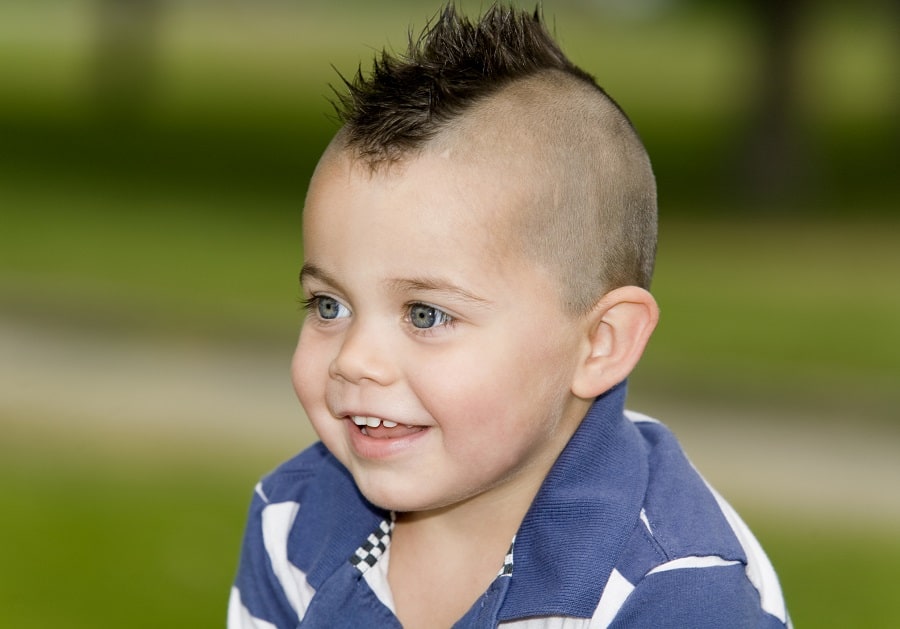 mohawk haircut for little boys