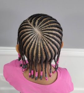 45 Elegant Little Girl Braids with Beads – HairstyleCamp
