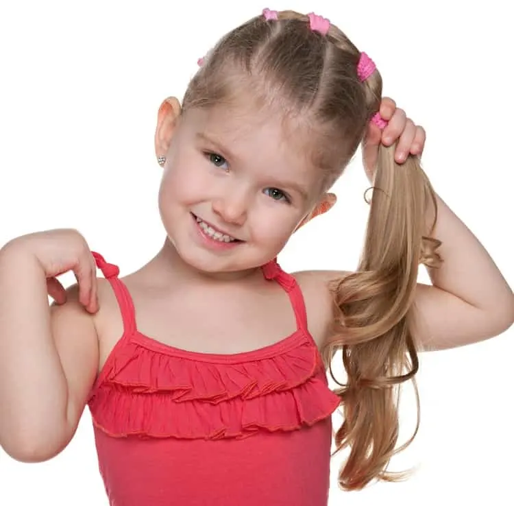 little girl hairstyle for fine hair