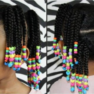 little girls braided hairstyles with beads
