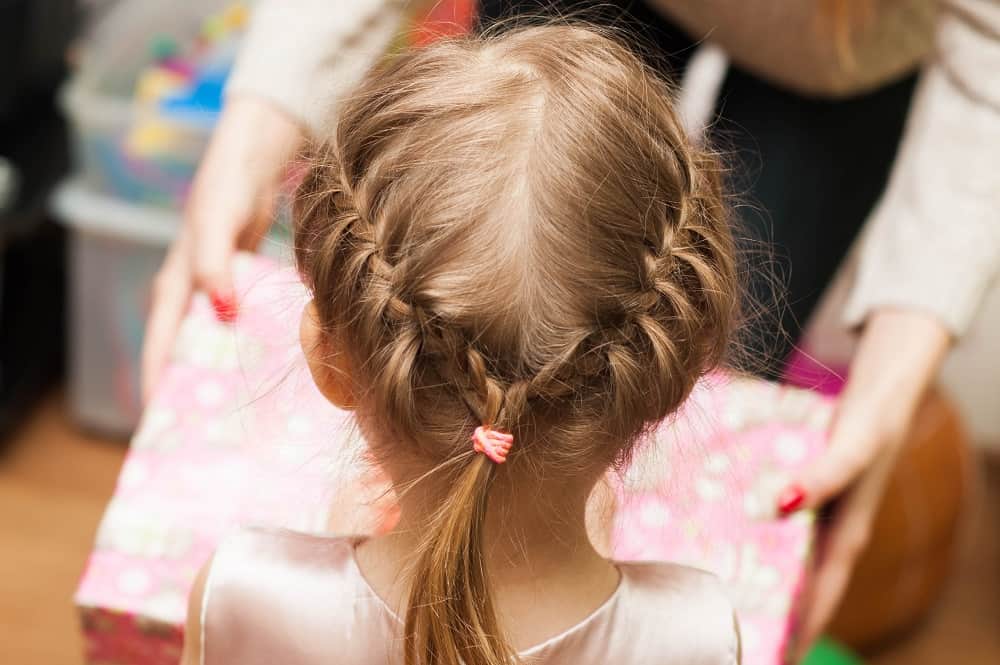 little girl's braids for thin hair