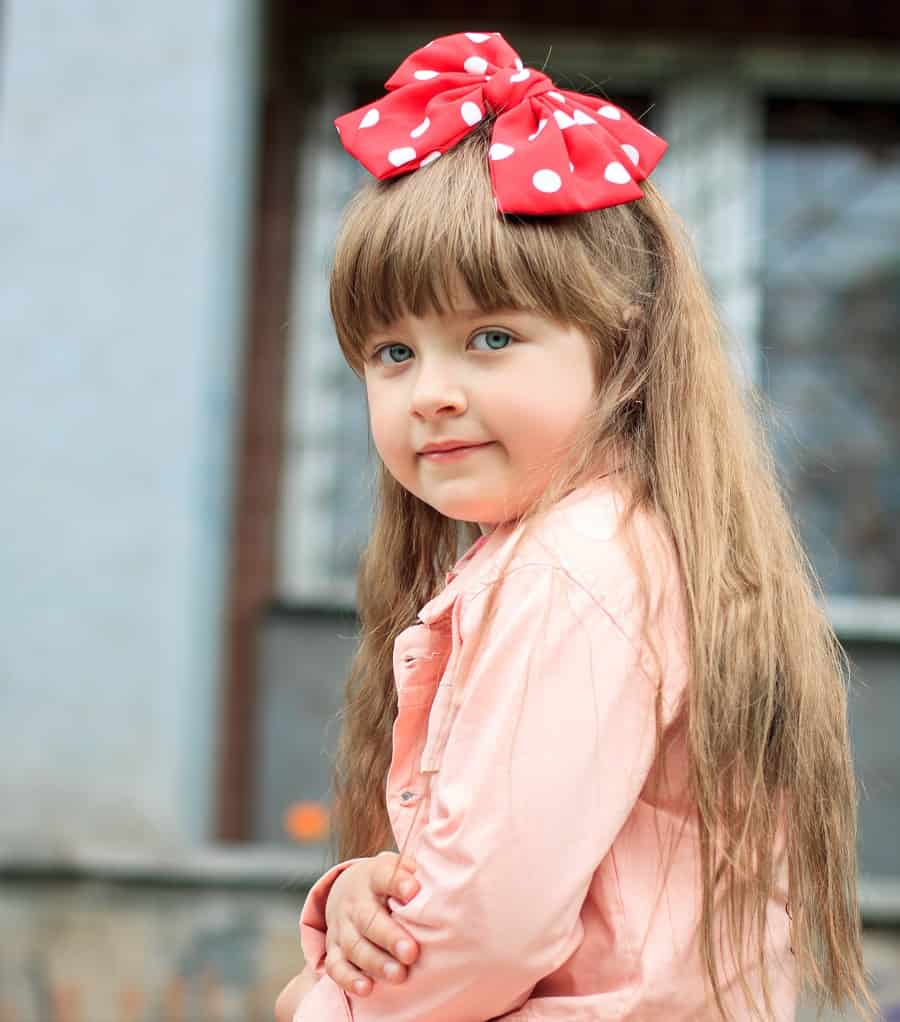 long hairstyle for little girls