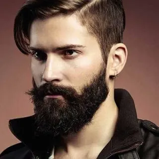 long Beard style for men