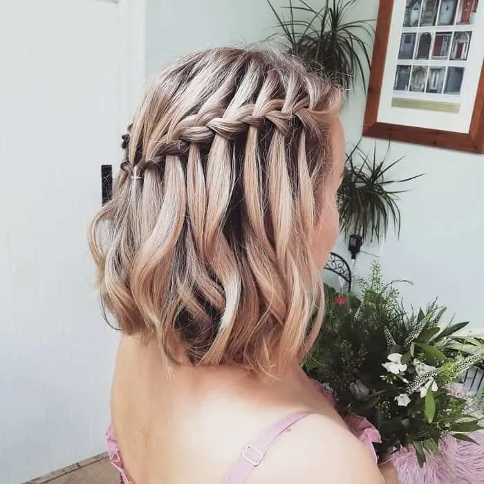 braided long bob