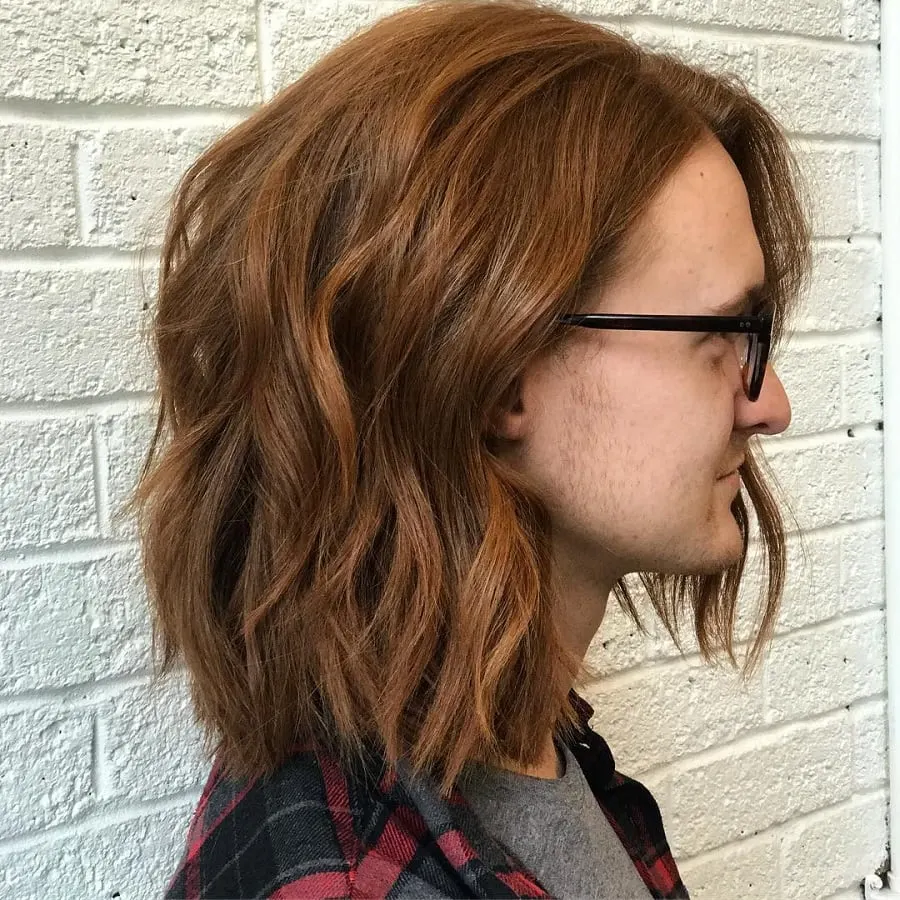 long bob for men