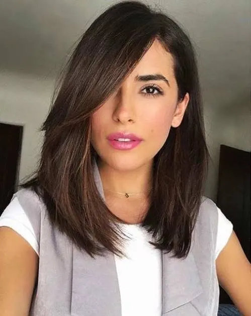 50 Effortless Long Bobs with Side Bangs for 2023 – Hairstyle Camp