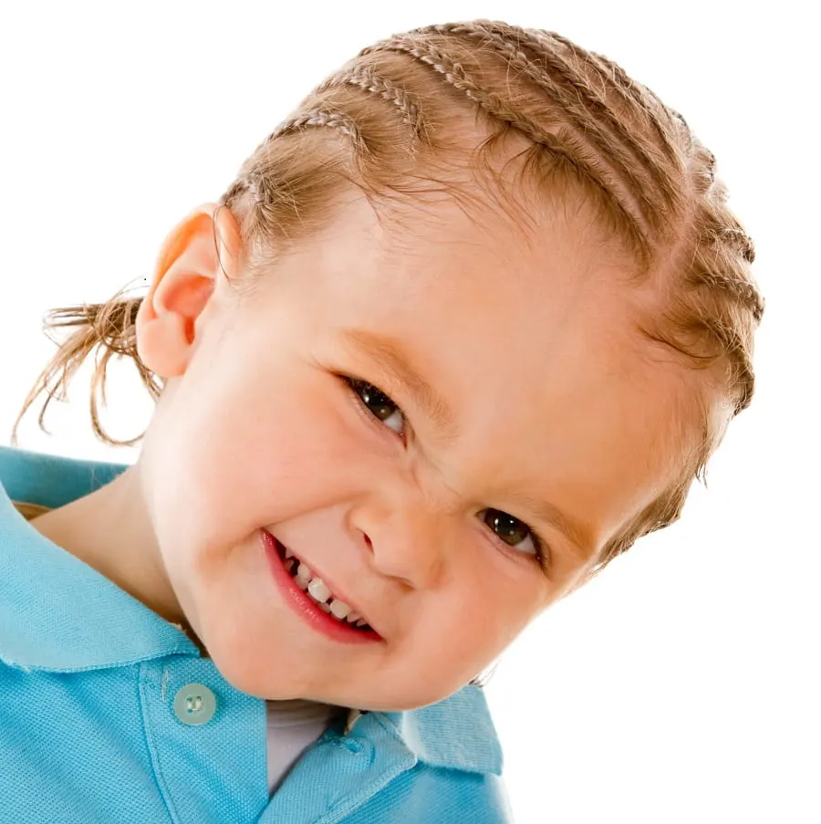 long braids for toddler boys