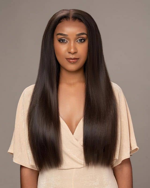 YOUNGMONK Glamorous clip on hair extensions straight hair wig for girls and  women natural looks artificial hair top quality Extension Hair Extension  Price in India - Buy YOUNGMONK Glamorous clip on hair extensions straight  hair wig for girls and women ...