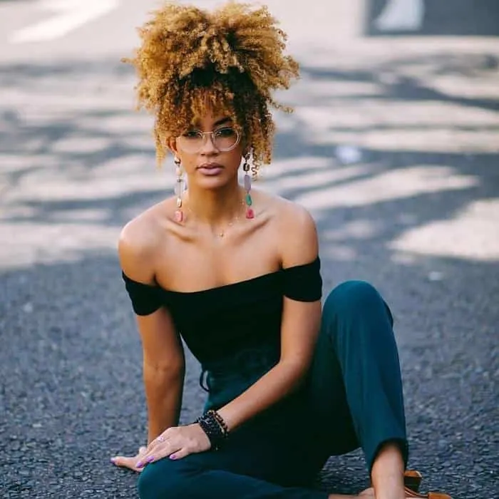 long curly updos with bangs