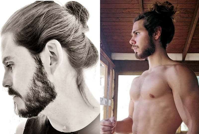 Man-bun with Beard