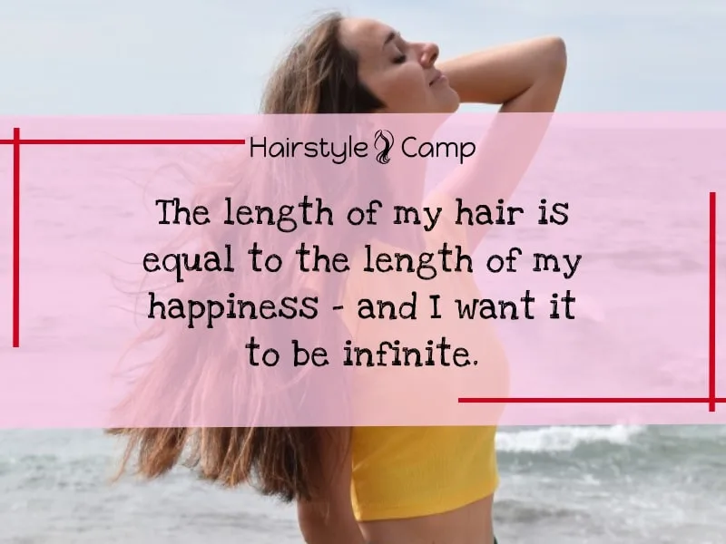 beautiful long hair quotes