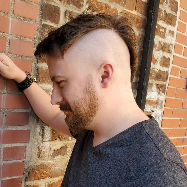 long top with shaved sides for men