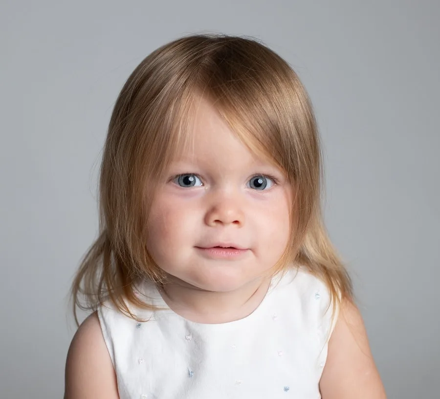 long hairstyle for 2 years old girls