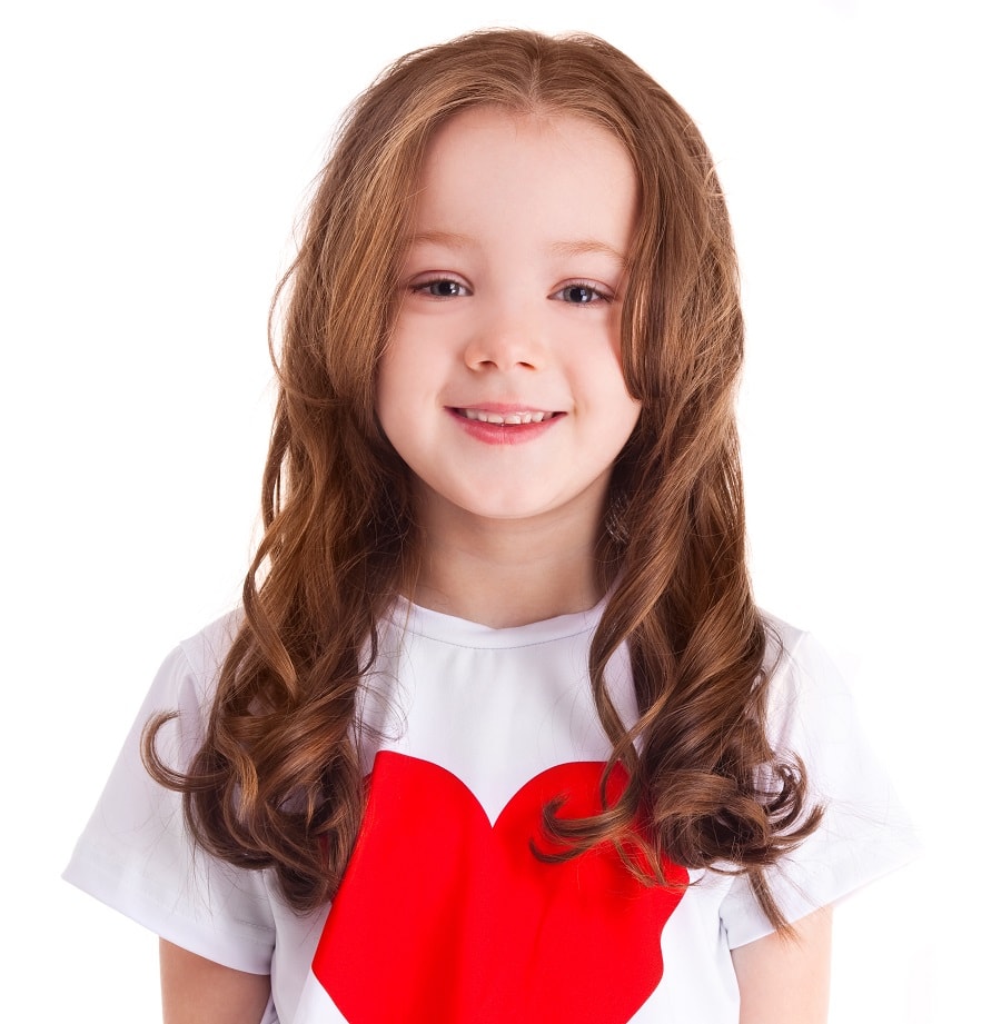 long hairstyle for 6 years old girls