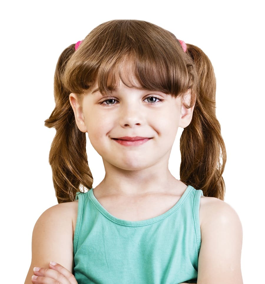 long hairstyle for 7 years old girls