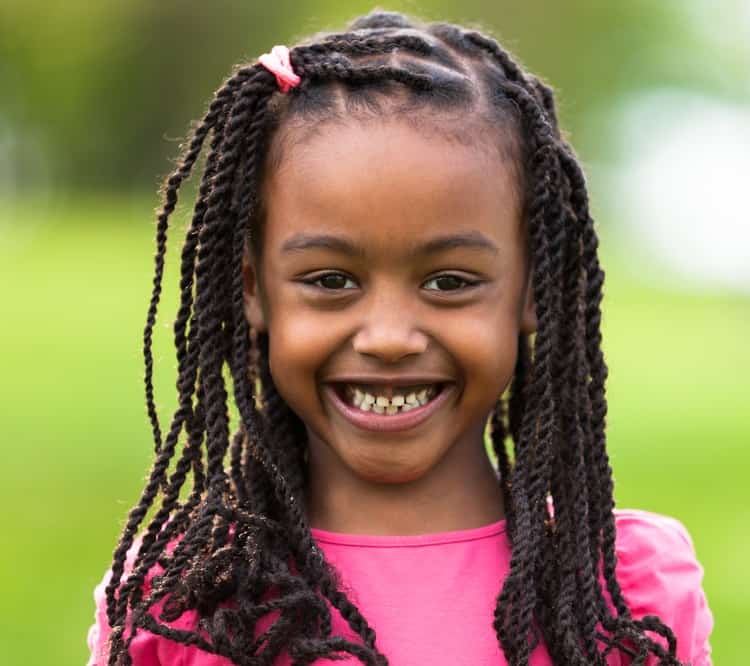 long hairstyle for little black girl
