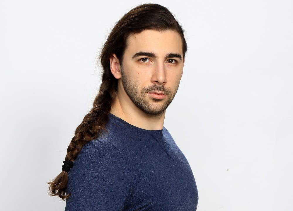 long hairstyle for men with oval face