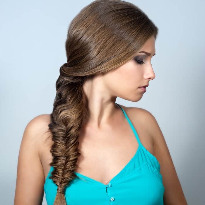 long hairstyle for small face