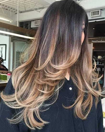 indian long layered haircuts