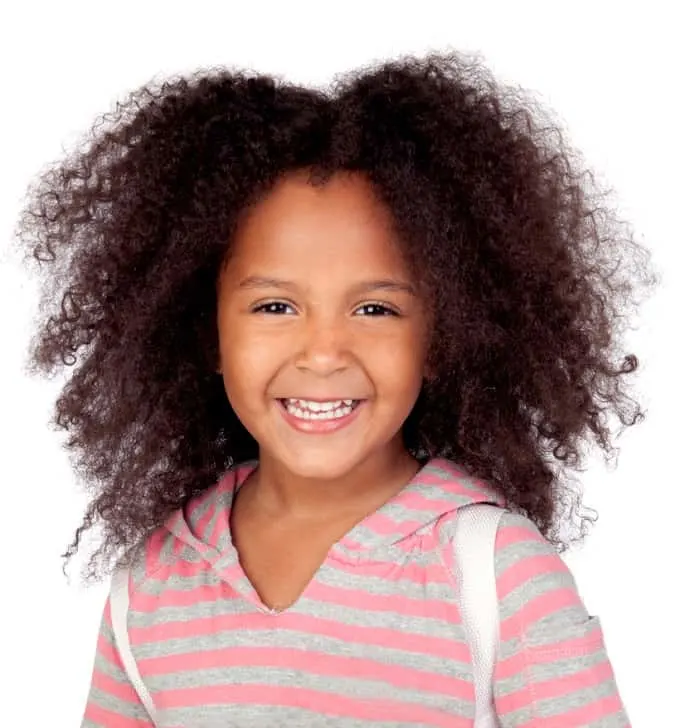 long afro hair for little girls 