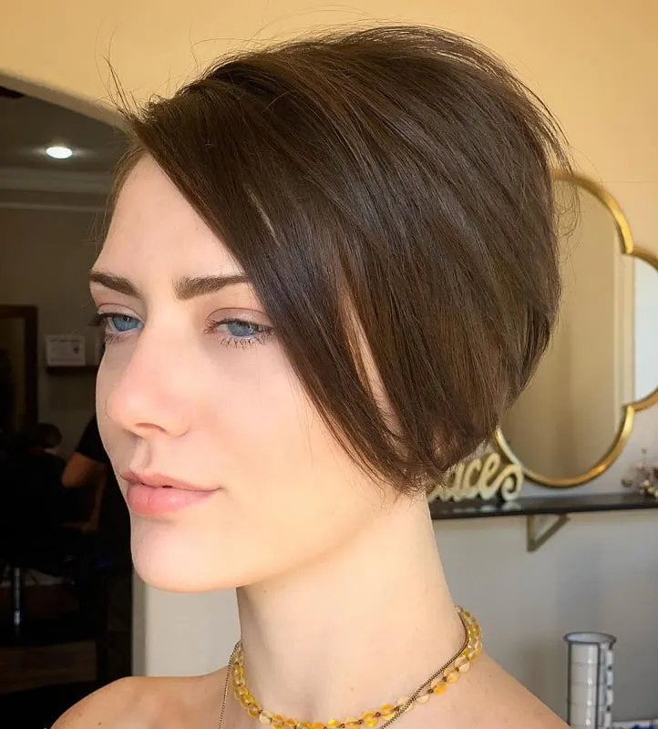pixie lob for thick hair 