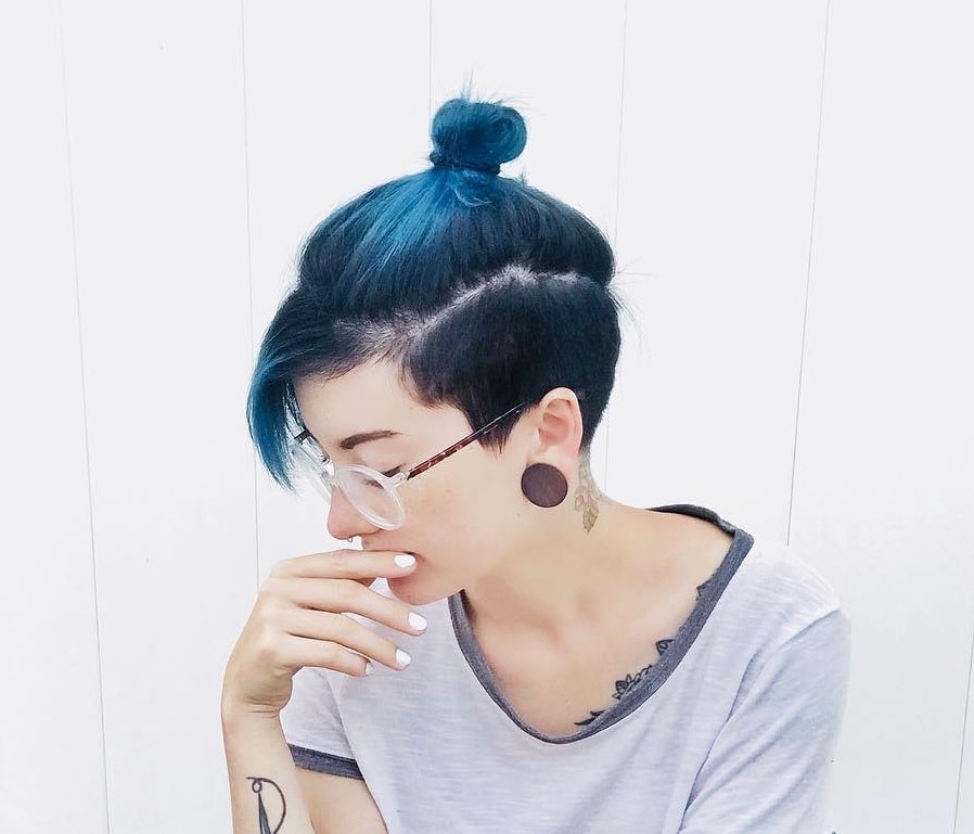 long pixie hairstyle