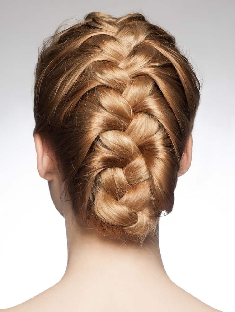 professional updo for long hair