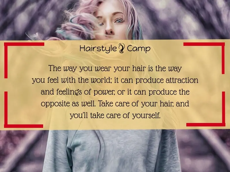 long quotes on hair
